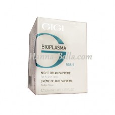 Hочной питательный крем, GiGi Bioplasma Night Cream Supreme